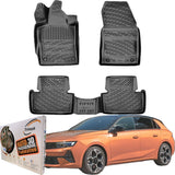 Trimak Autofußmatten kompatibel mit OPEL ASTRA L ab 2022 Auto Allwetter Gummimatten