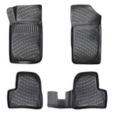 Rizline kompatibel mit Peugeot 206 1998–2006 Autofußmatten Auto Allwetter 3D Gummimatten