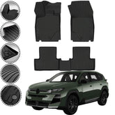 Rizline Premium Autofußmatten kompatibel mit Citroen C5 Aircross 2.Gen 1.2 Hybrid ab 2026 Premium Gummimatten
