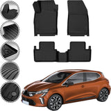 Rizline Premium Autofußmatten kompatibel mit Mitsubishi Colt 7.Gen 2023-2026 Premium Gummimatten