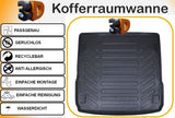 Trimak Audi Q7 (4L) 2005 - 2015 Kofferraummatte Kofferraumwanne