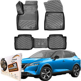 Trimak Autofußmatten kompatibel mit Nissan Qashqai e-Power ab 2022 Auto Allwetter Gummimatten
