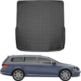 Rizline Kofferraumwanne kompatibel mit VW Passat B7 Kombi 2010 - 2015 Kofferraummatte