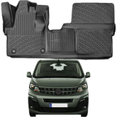 Rizline kompatibel mit Opel Zafira Life Tourer ab 2019 Autofußmatten Auto Allwetter 3D Gummimatten