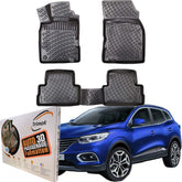 Trimak Autofußmatten kompatibel mit RENAULT KADJAR 2015-2022 Auto Allwetter Gummimatten