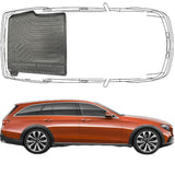 Trimak Kofferraumwanne kompatibel mit Mercedes E-Klasse T Model S213 2016-2023