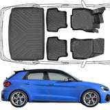 Trimak Passgenau 3D Auto Fußmatten & Kofferraumwanne Set Kompatibel mit AUDI A1 GB 2018 - 2026