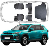 3D Auto Fußmatten & Kofferraumwanne Set Kompatibel mit Suzuki Across ab 2020