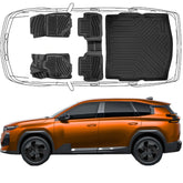Trimak Passgenau 3D Auto Fußmatten & Untere Kofferraumwanne Set Kompatibel mit Citroen C5 Aircross Benzin / Mild-Hybrid 2.Gen ab 2026