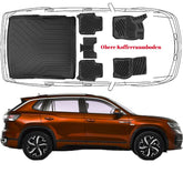 Trimak Passgenau 3D Auto Fußmatten & Obere Kofferraumwanne Set Kompatibel mit Volkswagen Tayron e-TSI ab 2024