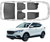 3D Fußmatten & Obere Kofferraumwanne Auto Set Kompatibel mit MG ZS EV seit 2021
