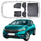 3D Auto Fußmatten & Kofferraumwanne Set Kompatibel mit Dacia Sandero 3.Gen ab 2021
