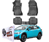 Trimak Autofußmatten kompatibel mit Subaru XV 2012-2022 Auto Allwetter Gummimatten
