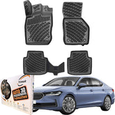 Trimak Autofußmatten kompatibel mit SKODA SUPERB IV ab 2020 Auto Allwetter Gummimatten