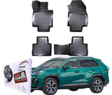 Trimak Autofußmatten kompatibel mit Suzuki Across ab 2020 Auto Allwetter Gummimatten