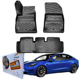 Trimak TESLA Model 3 Autofußmatten Gummimatten