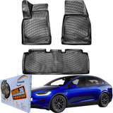Trimak TESLA Model X 5 Sitzer Autofußmatten Gummimatten