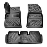 3D Fußmatten & Kofferraumwanne Auto Set Kompatibel mit Tesla Model 3 2017