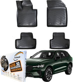 TRIMAK Autofußmatten kompatibel mit VOLVO XC60 T8 PHev ab 2021 Auto Allwetter Gummimatten