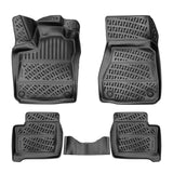 3D Fußmatten & Kofferraumwanne Auto Set Kompatibel mit Renault Twingo_3 2014 - 2024