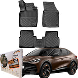 Trimak Autofußmatten kompatibel mit CUPRA Tavascan Elektro seit 2023 Auto Allwetter Gummimatten