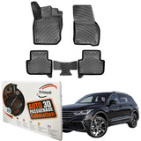 Trimak Autofußmatten kompatibel mit VW Tiguan III ab 2024 Auto Allwetter Gummimatten