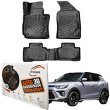 Trimak Autofußmatten kompatibel mit SsangYong Tivoli 2015-2024 Auto Allwetter Gummimatten