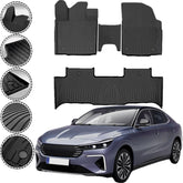 Rizline Premium Autofußmatten kompatibel mit TOGG T10F ab 2025 Gummimatten