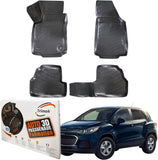 Trimak Autofußmatten kompatibel mit Chevrolet Trax 2013-2022 Auto Allwetter Gummimatten