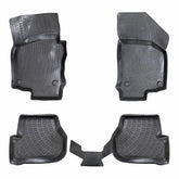 Rizline kompatibel mit VW Golf VI Typ 5K1 2009-2012 Autofußmatten Auto Allwetter 3D Gummimatten