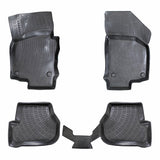 Rizline kompatibel mit VW Golf VI Typ 5K1 2009-2012 Autofußmatten Auto Allwetter 3D Gummimatten