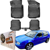 Trimak Autofußmatten kompatibel mit VW Golf IV 1997 - 2004 Auto Allwetter Gummimatten