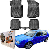 Trimak Autofußmatten kompatibel mit VW Golf IV 1997 - 2004 Auto Allwetter Gummimatten
