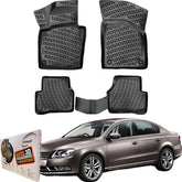 Trimak Autofußmatten kompatibel mit VW Passat B7 2011-2014 Auto Allwetter Gummimatten
