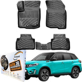 Trimak Autofußmatten kompatibel mit SUZUKI VITARA Full Hybrid ab 2022 Auto Allwetter Gummimatten