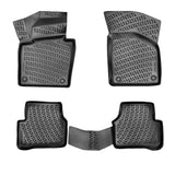 Rizline kompatibel mit VW Passat B7 Typ 3C 2011 - 2015 Autofußmatten Auto Allwetter 3D Gummimatten