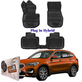 Trimak Autofußmatten kompatibel mit BMW X1 U11 PHEV ab 2022 Auto Allwetter Gummimatten