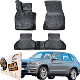 Trimak Autofußmatten kompatibel mit BMW X5 F15 (2013 - 2018) Auto Allwetter Gummimatten