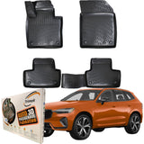 Trimak Autofußmatten kompatibel mit VOLVO XC60 2.Gen ab 2017 Auto Allwetter Gummimatten