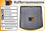 Trimak Audi A5 Sportback 2.Gen. ab 2016 Kofferraummatte Kofferraumwanne