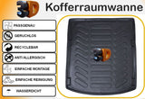 Trimak Audi A6 Limousine (4 Türig) C7 (2011 - 2018) Kofferraummatte Kofferraumwanne