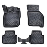 3D Auto Fußmatten & Obere Kofferraumwanne Set Kompatibel mit Cupra Formentor e-Tsi ab 2020