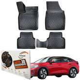 Trimak Autofußmatten kompatibel mit VW ID.5 Auto Allwetter Gummimatten