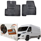 Trimak Autofußmatten kompatibel mit Fiat Ducato III Typ 250 Auto Allwetter Gummimatten