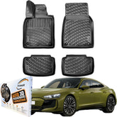 Trimak Autofußmatten kompatibel mit Audi e-tron GT & RS ab 2020 Auto Allwetter Gummimatten