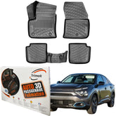 Trimak Autofußmatten kompatibel mit Citroën ë-C4 X **kein C4 X** Auto Allwetter Gummimatten