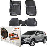 Trimak Autofußmatten kompatibel mit Mitsubishi Eclipse Cross ab 2019 Auto Allwetter Gummimatten