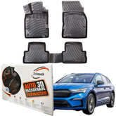 Trimak Autofußmatten kompatibel mit Skoda ENYAQ seit 2020 Auto Allwetter Gummimatten