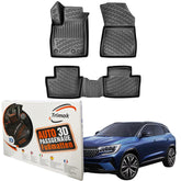Trimak Autofußmatten kompatibel mit Renault Austral E-Tech Full Hybrid Auto Allwetter Gummimatten
