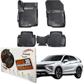 Trimak Autofußmatten kompatibel mit Mitsubishi Eclipse Cross Plug-in-Hybrid Auto Allwetter Gummimatten